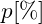 p[\%]